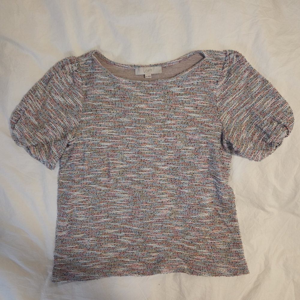 LOFT Multicolor Knit Top